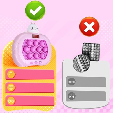 ЖК-игра Pop It, электронная антистрессовая аркадная игрушка со звуком.