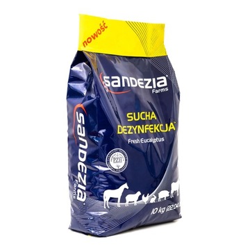 SANDEZIA 10kg SUCHA DEZYNFEKCJA gołębie nioski