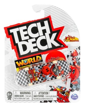 DESKOROLKA WORLD INDUSTRIES FINGERBOARD + NAKLEJKI TECH DECK