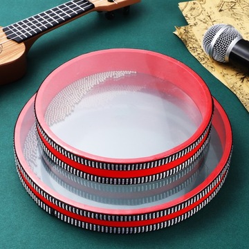 Детский музыкальный инструмент круглый барабан 2 шт.