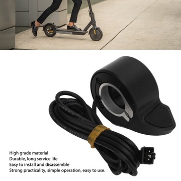 Электрический самокат чувствителен к дроссельной заслонке под большим пальцем