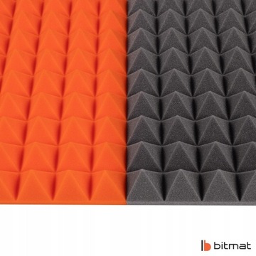 Panel akustyczny sufitowy Piramidy 12 szt. 3m2 - Doskonały do studia