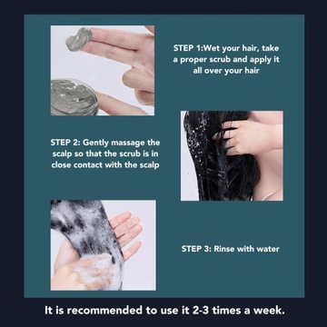 150мл Бамбуковый пилинг для кожи головы.