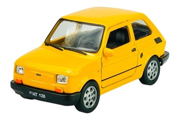 WELLY FIAT 126p MALUCH 1:34 LEGENDY PRL NOWY METAL