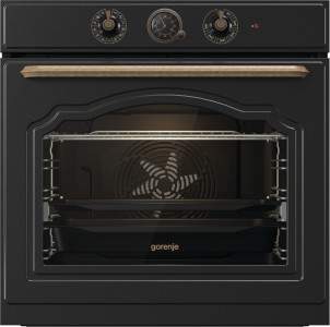 Gorenje BOS67372CLB Духовка AirFry + Микроволновая печь BM235CLB Classico Line