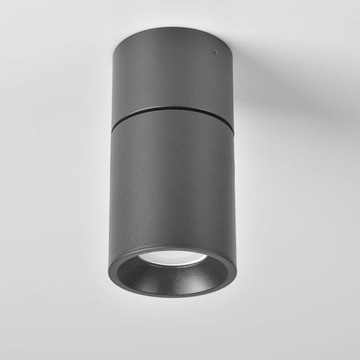 LED SPOT на трубке GU10, ПОДВИЖНЫЙ ОТРАЖАТЕЛЬ, накладной монтаж