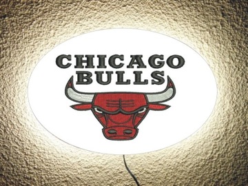Lampka ścienna CHICAGO BULLS pilot opcja
