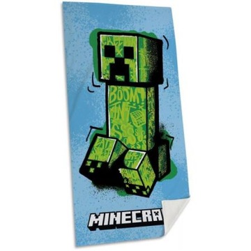 Ręcznik kąpielowy plażowy MINECRAFT CREEPER 70x140