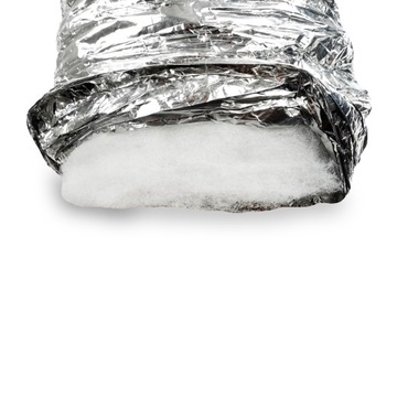 RURA IZOLOWANA PRZEWÓD ELASTYCZNY fi 150 mm 5 m WYSOKOTEMPERATUROWA