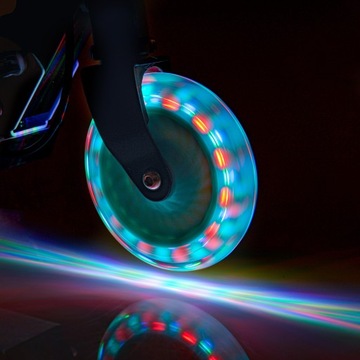 ДЕТСКИЙ СКУТЕР METEOR DRAGON FOLDABLE ABEC-7 82A два светодиодных тормоза