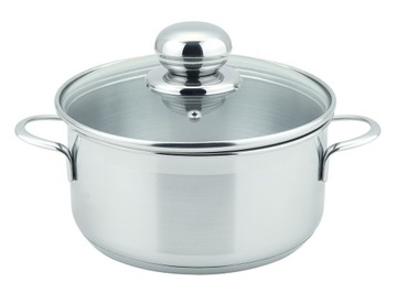 GARNEK STALOWY 0,9L INDUKCJA JAKOŚĆ SSW BERLIN