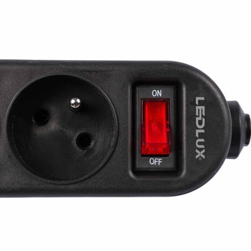 КАБЕЛЬ-УДЛИНИТЕЛЬ, удлинитель 3 м, 4 розетки LEDLUX