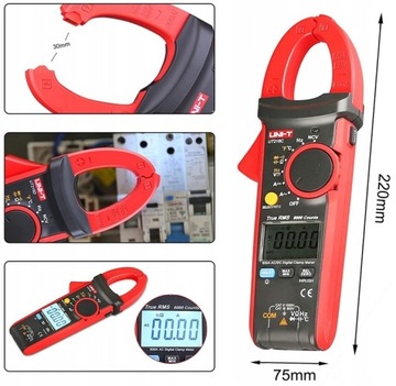 Измеритель тока Uni-T UT216C AC/DC CLAMP 1000 В 600 А