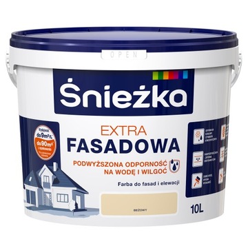 Śnieżka Extra Fasadowa Beżowy 10L