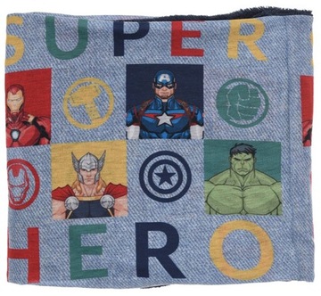Oryginalny Marvel szalik - komin dla chłopców Avengers r . uniwersalny