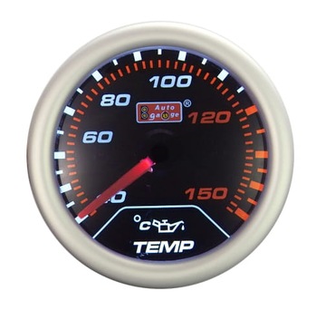 WSKAŹNIK TEMPERATURY OLEJU ZEGAR AUTO GAUGE SMOKE