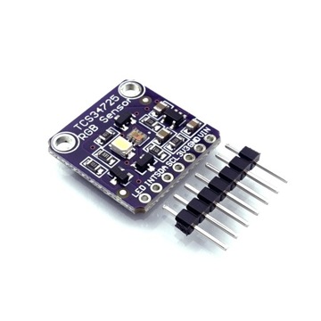 Moduł czujnika wykrywania kolorów TCS34725 RGB I2C