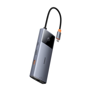BASEUS HUB — док-станция USB-C — 2x USB | USB-C PD | HDMI | сетевая карта