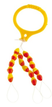 Silicon Stopper Nr.S Yellow Red Cormoran Stoper