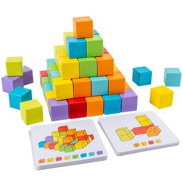 Multicolor educational blocks set