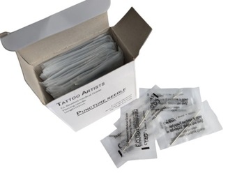 100x Igła do kolczykowania piercing 1,6mm (14G) E.O. Gas Sterilized Box