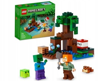 LEGO Minecraft - Przygoda na mokradłach (21240) KLOCKI PREZENT