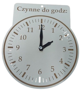 EKSPOZYTOR INFORMACJA SKLEP FIRMA ZARAZ Czynne do