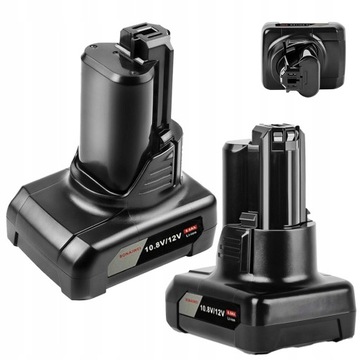 Профессиональный аккумулятор 2x для Bosch GBA 12 В 6,0 Ач