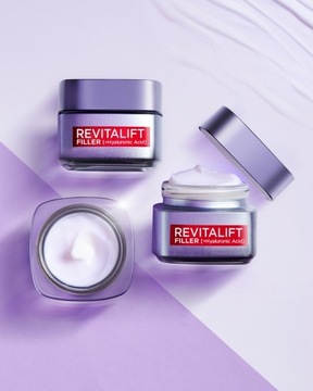 Loreal Revitalift Hyaluronic Дневной и ночной кремы, сыворотка + подарочная коробка