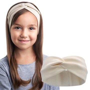 OPASKA bawełniana PRZEPLATANA TURBAN DZIECI 4-12l