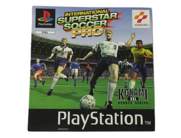 PS1 INTERNATIONAL SUPERSTAR SOCCER ISS PRO OKŁADKA PRZEDNIA PLAYSTATION 1