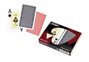 Karty Fournier 2826 Bridge Index ofoliowane red