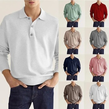 Męska Koszulka Polo: Elegancja I Komfort W Jednym W Szpic Z Długim Rękawem
