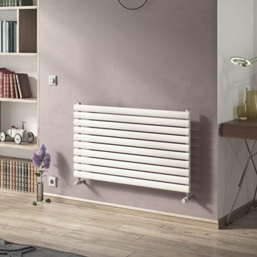Вертикальный радиатор Rene 150 х 47 белый или графит 790 Вт