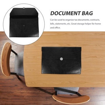 Кожаная папка для документов формата А4.