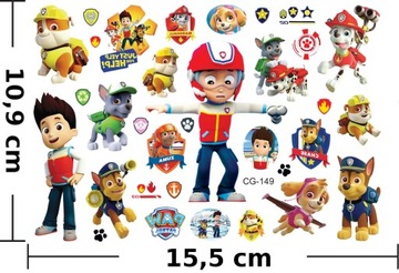 Моющиеся детские татуировки PAW PATROL PAW CG149