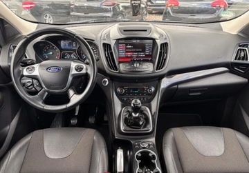Ford Kuga II SUV 1.5 EcoBoost 150KM 2016 Ford Kuga 1.5B 150KM przeb.142tys ksiazka bezwypadkowy NAVI skora 1.5, zdjęcie 4