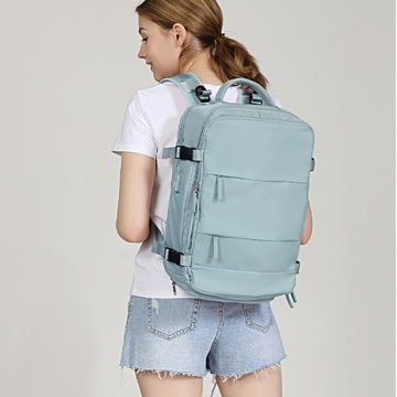 Рюкзак Macwave для ноутбука 15.6 AL697 USB ручная кладь для самолета бирюзовый