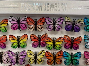 Светодиодные кольца для девочек, 24 шт.