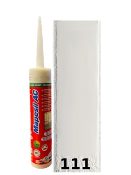 SILIKON MAPESIL AC SREBRNY 310ml 111 MAPEI