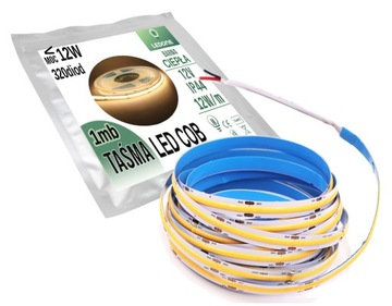 COB СВЕТОДИОДНАЯ ЛЕНТА 12В 12Вт/м ip44 НЕОНОВАЯ ТЕПЛАЯ 1м ЛИНИЯ