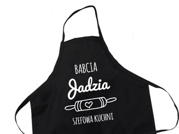 FARTUCH KUCHENNY Z NADRUKIEM DLA BABCI PREZENT