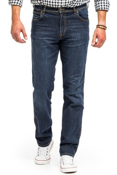 WRANGLER REGULAR FIT MĘSKIE SPODNIE JEANS W35 L34