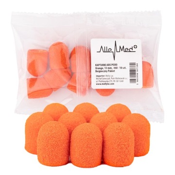 KAPTURKI NAKŁADKI PEDICURE FABRIC 13MM 10SZT