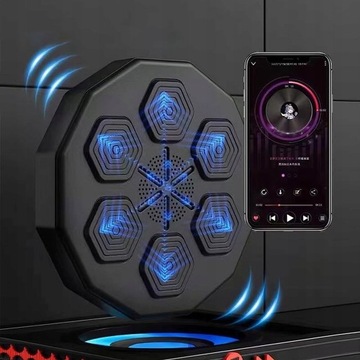 ТРЕНАЖЕР ПО БОКСУ УМНАЯ МУЗЫКАЛЬНАЯ ПОДВЕСКА BLUETOOTH С 2 ПЕРЧАТКАМИ
