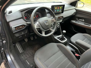 Dacia Sandero III Hatchback 5d 1.0 TCe 90KM 2022 Dacia Sandero Stepway 1.0 benzyna 91 KM zarej w PL ksiazka serwis zadb, zdjęcie 7