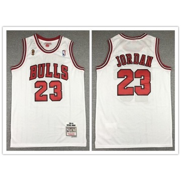 koszulka NBA Chicago Bulls nr 23 Jor dan czerwona koszulka do koszykówki 98