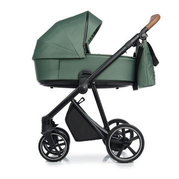 Wózek 2w1 Roan IVI BOHO GREEN + Adaptery Maxi Cosi