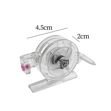 Катушка для зимней рыбалки Легкий компактный инструмент для зимней рыбалки Белый S