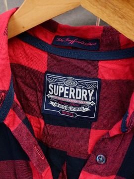 SUPERDRY Koszula damska w kratkę z krótkim rękawem r. S 36